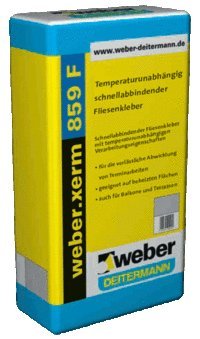 weber.xerm 859 F, 25kg - Temperaturunabhängig abbindender Fliesenkleber