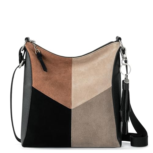 Image of The Sak Lucia Leather Crossbody Purse - Premium Leather Women's Handbag for Everyday & Travel - Cross Body Bag With Zipper