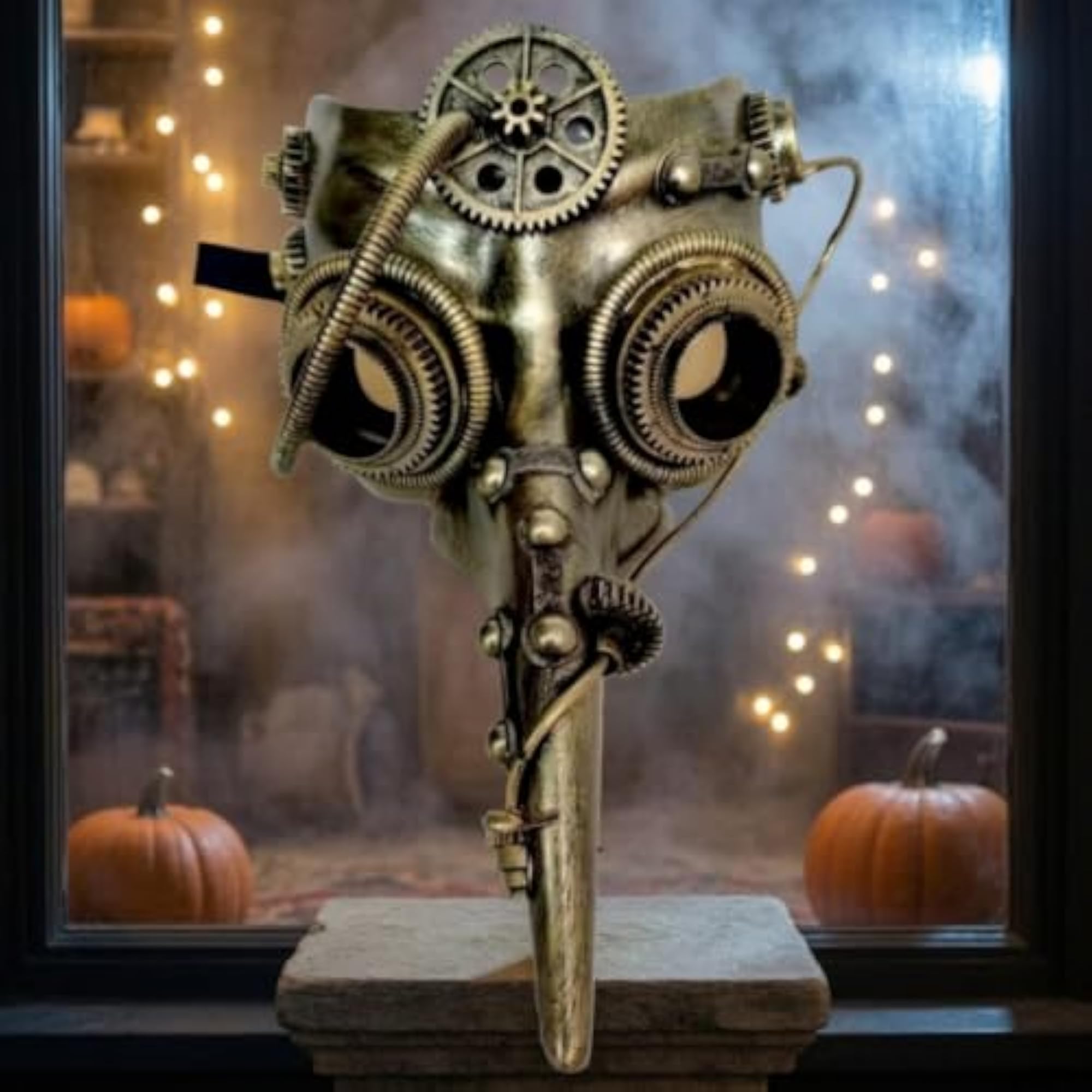 Steampunk Plague Doctor Mask, Gothic Cosplay Accessory