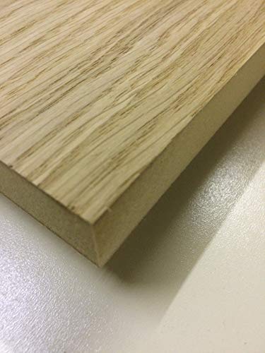 Image of Radiancy Inc 6MM Real Wood Oak Veneered MDF 1200MM X 600MM Wood Panel
