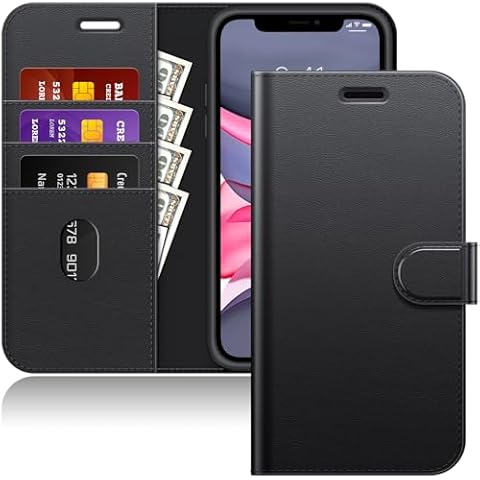 JETech iPhone 11 Wallet Case with Stand Cover