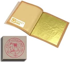 GOLD Leaf 20 Sheets Edible 24k 999/1000 Gilding - coolthings.us
