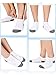 Foaincore 100 Pairs Kids Socks Bulk, Baby and Toddler Ankle and Low Cut Socks Half Cushion No Show for Boys and Girls(White/gray,6-8 Years)