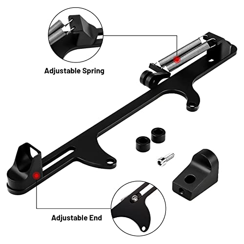 4500 Series Carburetor Throttle Cable Bracket- Endxedo Aluminum Adjustable Throttle Cable Bracket With Dual Return Springs For Holley 4500 Series Carburetor #TOP2