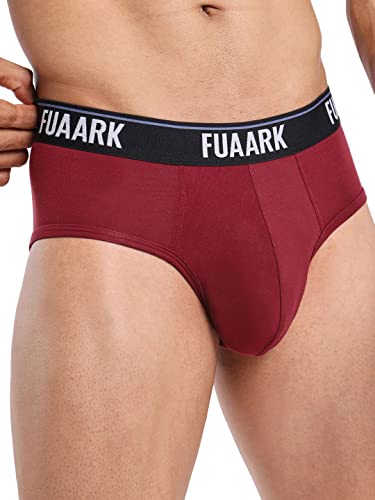 Image of FUAARK Men's Underwear Micro Modal Brief with Stretchy Fabric, Anti-Bacterial and Anti-Roll Waistband