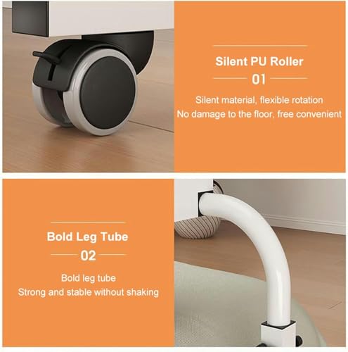 Table de chevet mobile grand format pour vos soirées cinéma et lectures - 4