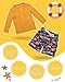 ALVABABY Long Sleeve Rashguards, Baby/Toddler Boys' Rash Guard Sets,Boy Swimsuit UPF 50+ Sun Protection Two Piece Bathing Suit ST-R13-2-3T