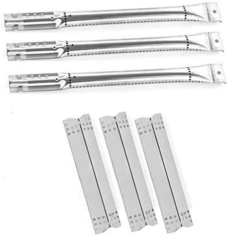 Grill Parts Zone Nexgrill 720-0825 Repair Kit Includes 3 Stainless Burners and 3 Stainless Heat Plates