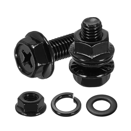 Tornillos de cabeza hexagonal M8 para reparaciones del hogar y montajes mecánicos