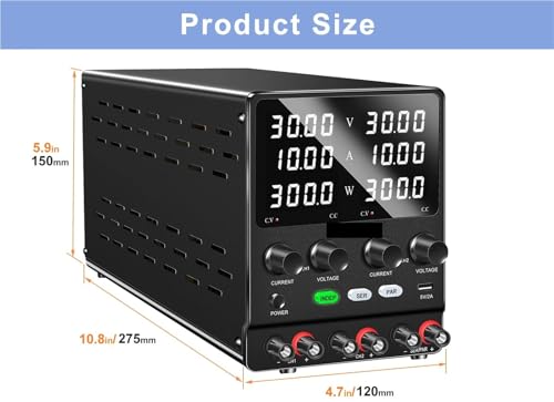 Alimentation CC à affichage numérique SPS3010-2KD double canal