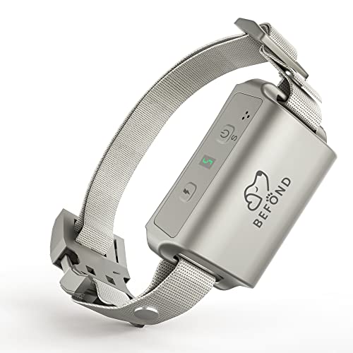 Bark Collar for Dogs, Anti Barking Training Collar with 3 Adjustable Sensitivity and 7 Intensity Beep Vibration for Small Medium Large Dogs (Grey)