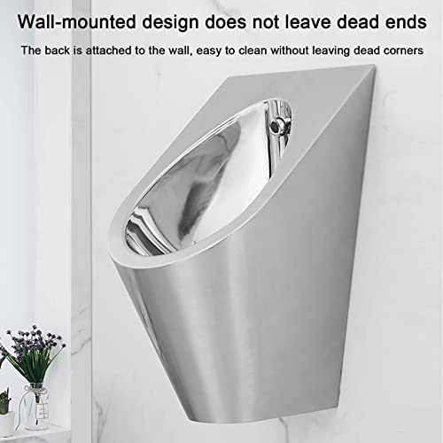 Urinoir à induction contre les odeurs en acier inoxydable pour toilettes - 6