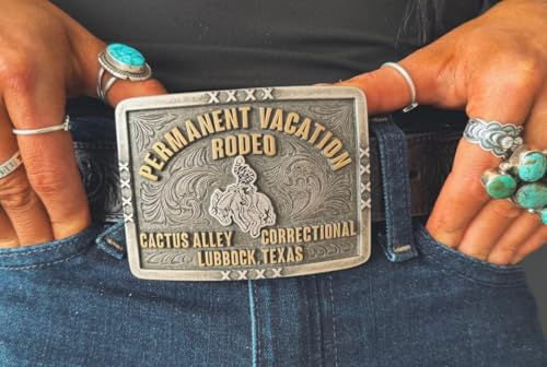 Image of Montana Silversmiths Officially Licensed Cactus Alley Hat Co. Western Lifestyle Belt Buckle