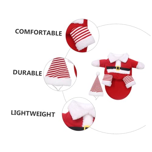 Disfraz para perro Santa Claus MERRYHAPY 2XL rojo miniatura 3