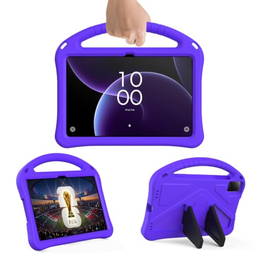 Doo �Ή� TCL TAB 10 Gen4 10.1�C���`�p �P�[�X �n���h���t�� �X�^���h�@�\ EVA�f�� ���y�� �ϏՌ� ��t�ȒP �q���p | TCL TAB 10 Gen4 8483A �p�J�o�[ �n���h�������₷�� �����h�~�i�p�[�v���j
