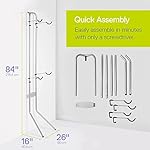 Delta Cycle Michelangelo 2 Bike Storage Rack - Gravity Fully Adjustable Bike Rack Garage For Road, MTB, and Hybrid Bicycles - Vertical Bike Rack Holds Up To 80 lbs - Image 5