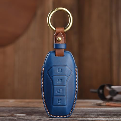 Anillo de accesorios para automóvil y funda de cuero para llave BYD