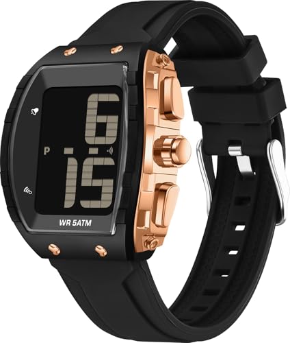 Montre numérique parlante pour sport extérieur et randonnée active homme