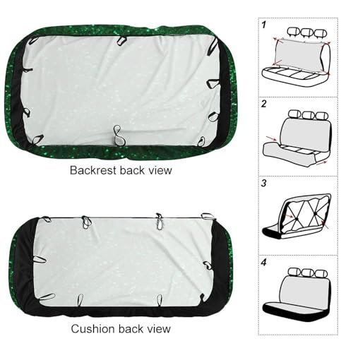 Funda de asiento trasero contra arañazos con poliéster universal 3