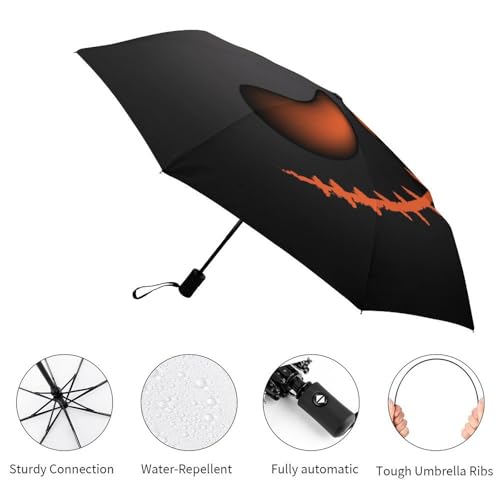 Parapluie pliant panda avec ouverture automatique compacte et étanche - 3