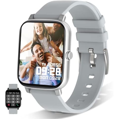 Smartwatch con Llamada y Whatsapp, Pantalla Táctil 1.7", 28 Modos Deportivos Cover