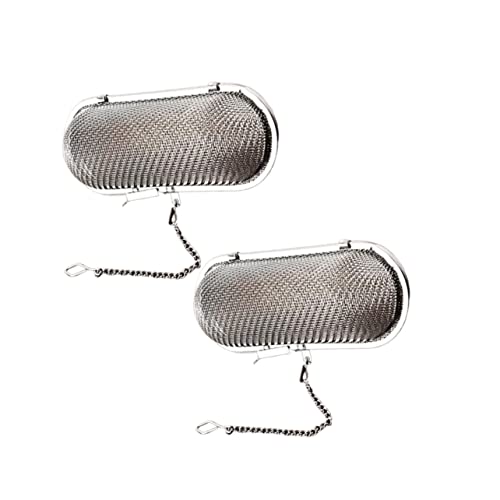 ZUNOXAZ 2 piezas Colador de Inoxidable para Infusiones Reutilizable y de Limpiar para Hogar y Casa de Diseño Elegante
