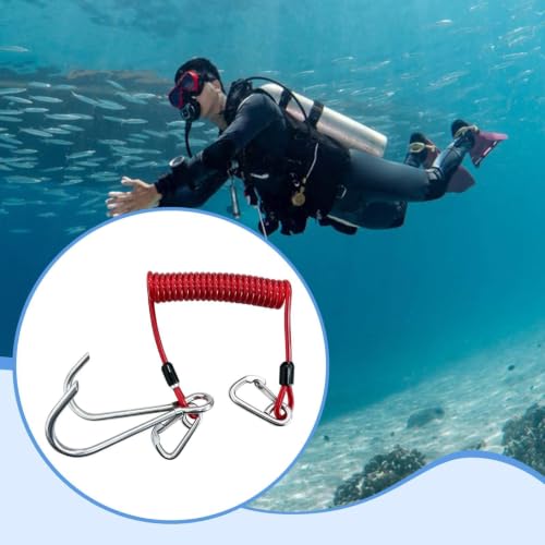 Gancho de arrecife doble inoxidable extensible para corriente 5