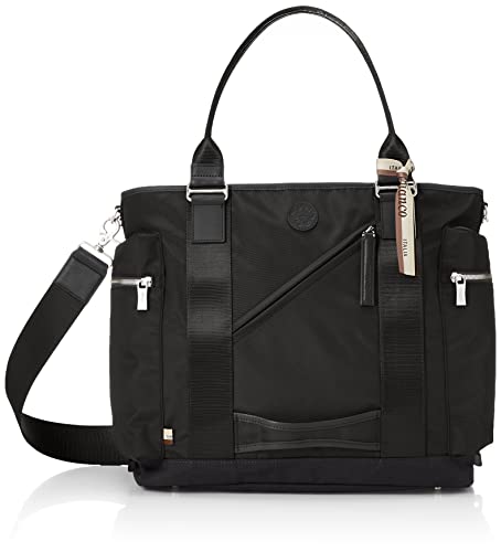 Orobianco(オロビアンコ) トートバッグ 【正規品】 LUGANO/ルガーノ A4サイズ対応 13.3inchPC収納可 撥水加工 No.92532 メンズ ブラック