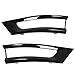 sportuli Gloss Black Tail Light Trim Bezel Kit Replacement for 2014-2021 Jeep Grand Cherokee