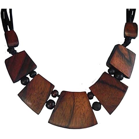 Halskette aus Sonor-Wood, Holz-Schmuck Modeschmuck, Natur-Schmuck Cover