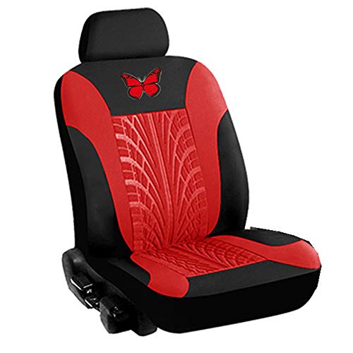 RuleaxAsi Pano de cobertura de assento de automóvel universal de borboleta de recorte de arco antipó