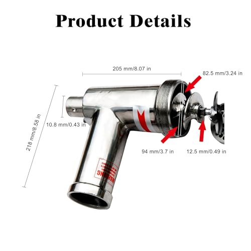 TC Series 22 Accessories Commercial Stainless Steel Grinder Head (TC22-head) - Thumbnail 3