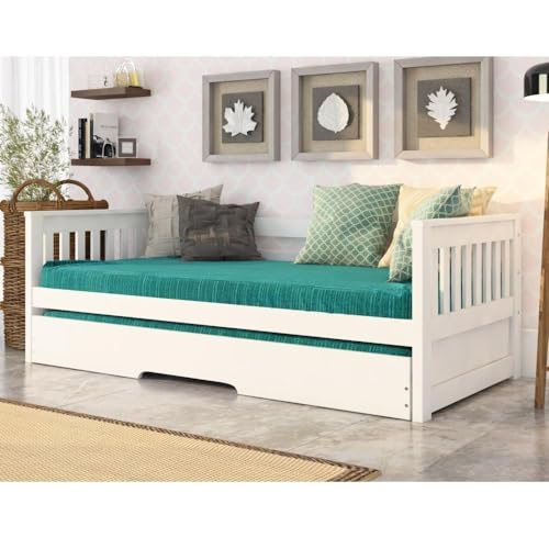 Bicama em Madeira Maciça/mdf Mission Branco