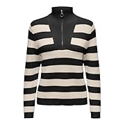 ONLY Onlkatia Ls Zip Highneck Cc KNT