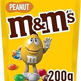 M&M's CACAHUETE - Bolitas Chocolate con Leche Relleno de Cacahuete - Bolsa de 200g
