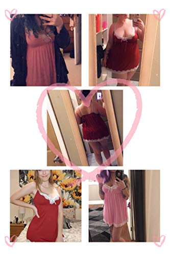 Image of Avidlove Women Sexy Sleepwear Lace Chemise Nightgown Full Slip Babydoll Sleepwear