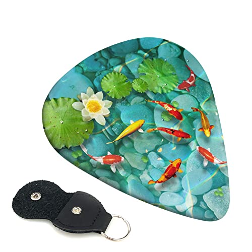 Japanese Carp Lot de 6 médiators pour guitare acoustique, guitare électrique, basse, ukulélé – fin, moyen et épais - Les Beatles, Paul McCartney, John Lennon, RIngo Starr, George Harrison Japanese Carp Lot de 6 médiators pour guitare acoustique, guitare électrique, basse, ukulélé – fin, moyen et épais
