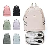 coofay Gym Backpack For Women Waterproof Backpack With Shoe Compartment Lightweight Travel Backpack Sports Backpacks Small Gym Bag