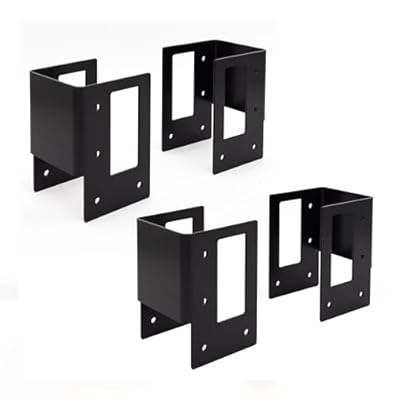 Heavy-Duty Firewood Rack Bracket Kit – Adjustable Outdoor Wood Storage, Durable Steel Lumber Rack, Easy DIY Assembly, Customizable Size, Includes 4 Brackets & 32 Wood Screws