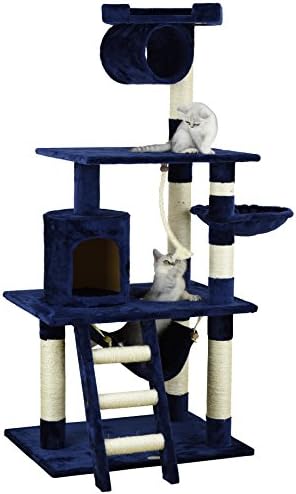 Go Pet Club - 62" Tall Cat Tree - Cat Tower with Scratching Post ...