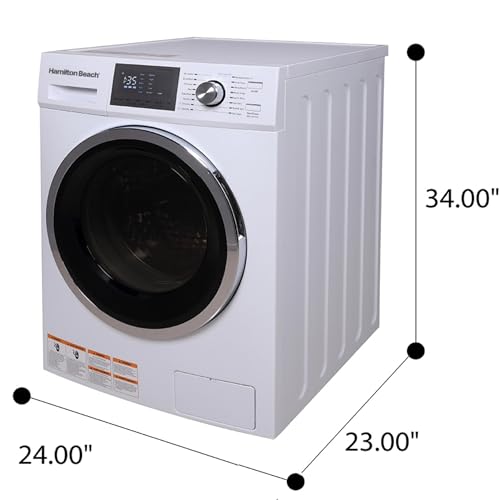 HAMILTON BEACH Washer and Dryer Combo 2.7 cu ft - White - Image 4