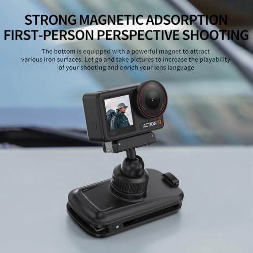 Image of MOBILIFE Magnetic Backpack Camera Clamp for DJI Osmo Action 5 Pro /4 /3