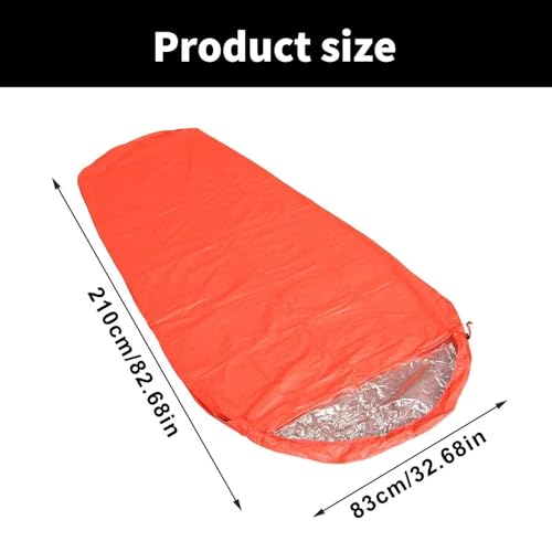 Bolsa de Dormir de Emergencia Ligera ZYOUQI Bolsa térmica de supervivencia para senderismo camping miniatura 3