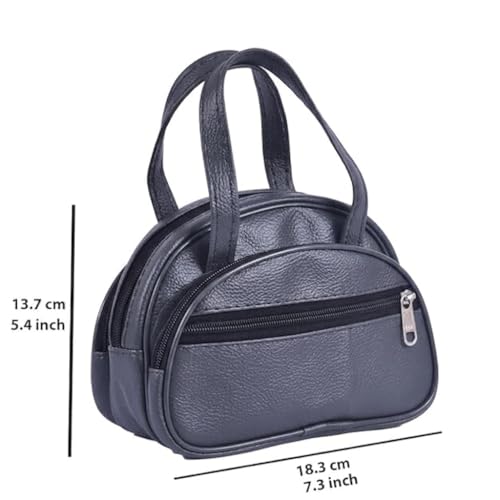 Image of Women's Stylish Trendy Leather Mini Handbag - Fashionable, Compact Purse for Casual and Formal Occasions
