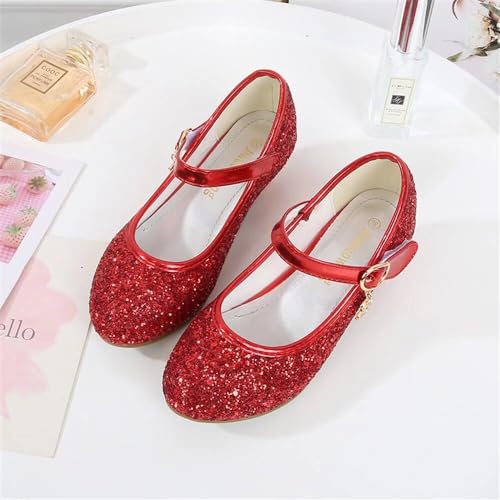 TN TANGNEST Girls Dress Shoes Low Heel Wedding Party Mary Jane Shoes Sparkly Princess Shoes3