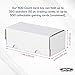 BCW 400-Count Trading Card Storage Box | Baseball Card Storage Box for Sports Cards | Cardboard Organizer for Football, Basketball & More - 1 Pack