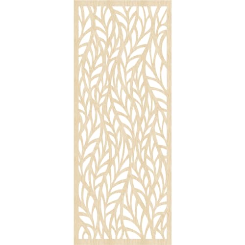 Image of Ortonville Decorative Pierced Fretwork Wood Wall Panels, 31 3 /8 inchW x 79 3 /8 inchH x 3 /8 inchT, Birch
