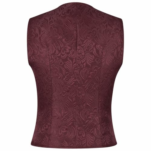 Disfraces de Halloween para hombre chaleco medieval retro vino M 2