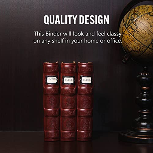(未使用･未開封品)　Bellagio-Italia DVD Storage Binder - 3 Pack Burgundy tu1jdyt GUEST_0e5c5363-799d-4ecf-849c-