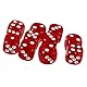 Yourandoll 10 STÜCKE Polyedrische Würfel D6 Würfel 16mm Acryl Dice Spielwürfel for DND RPG Dungeons & Dragons Tischspiele (Rot)